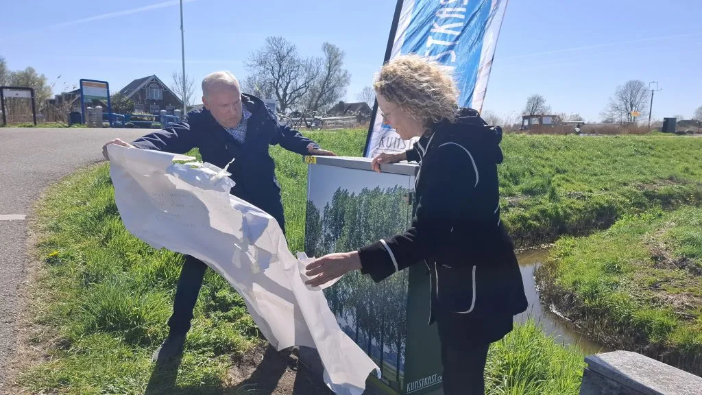 Beeld bij project “Tweede fase Project Kunstkasten in Amstelveen onthuld(Amstelidee co-sponsor)”