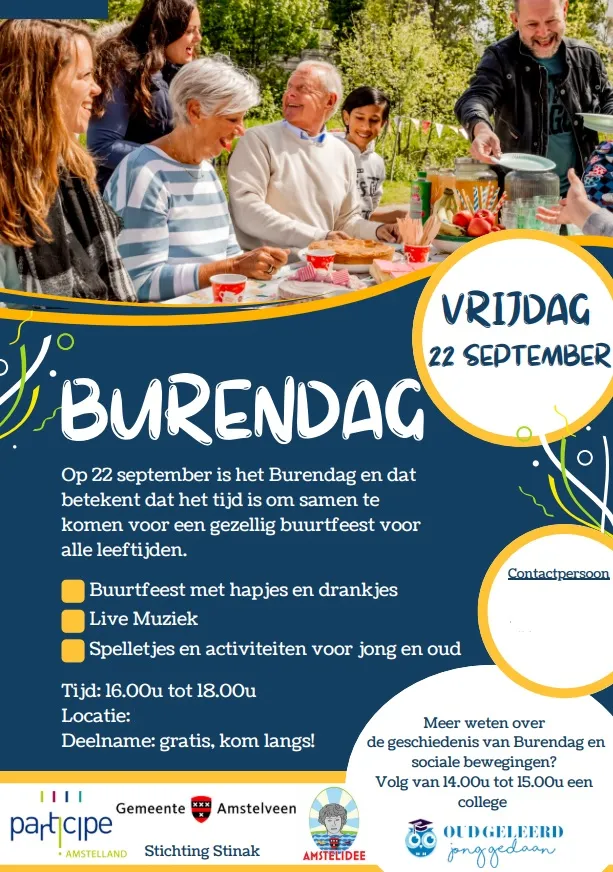 Beeld bij project “Burendag vrijdag 22 september 2023”