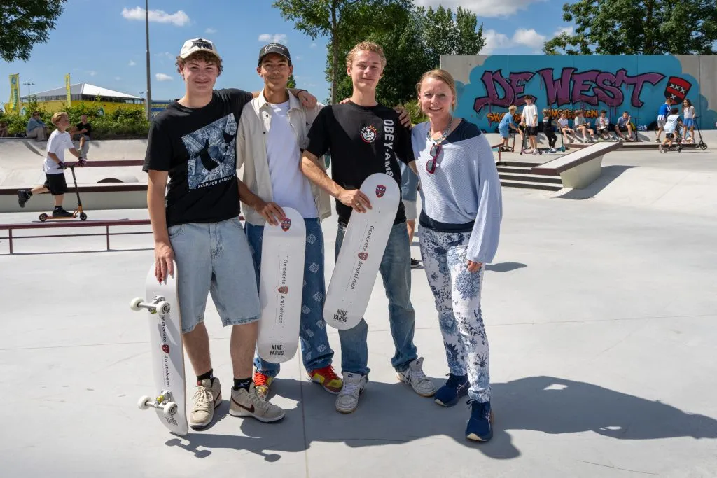 Beeld bij project “Skatebaan Westwijk geopend! Feest! (Amstelidee mede aanjager en ondersteuner)”
