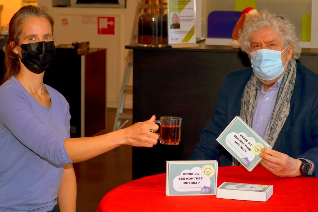 Beeld bij project “Drink jij een Kop Thee met Mij?”