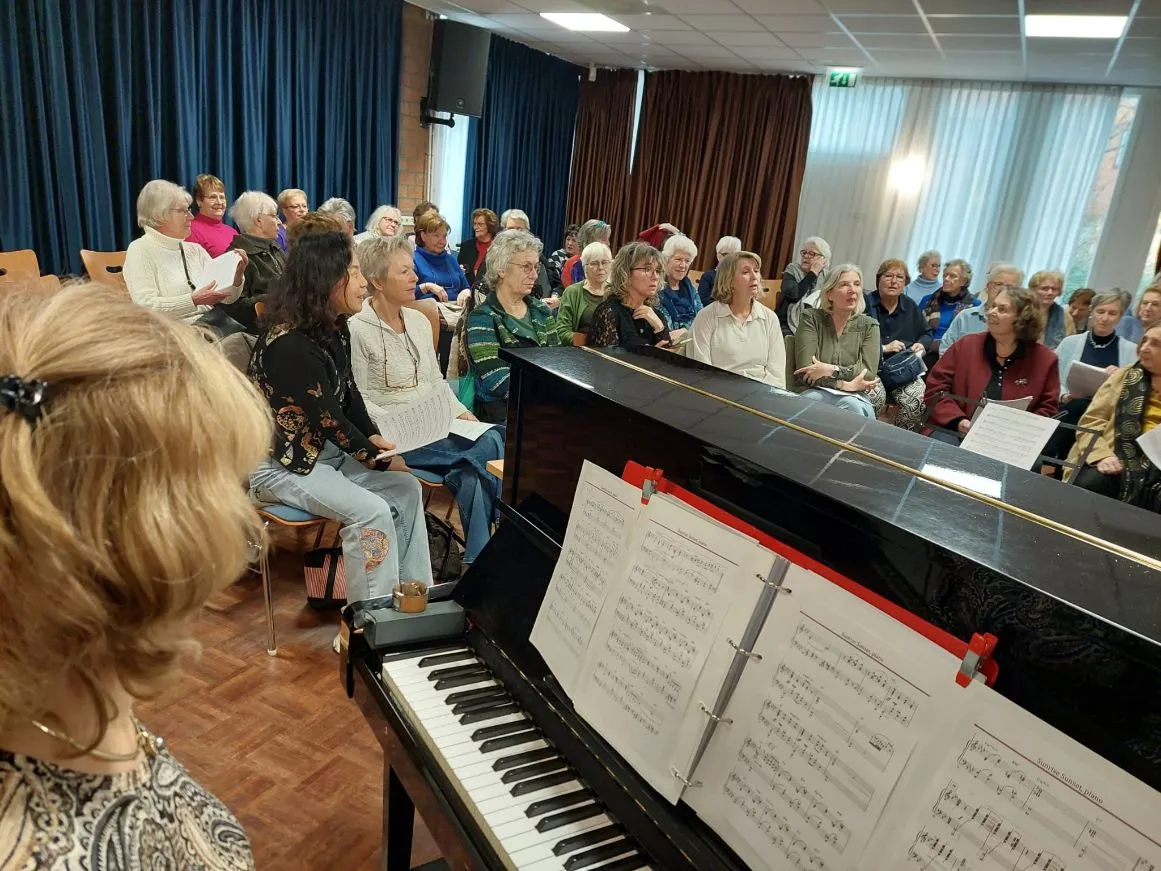 Beeld bij project “SING IN” in Ontmoetingscentrum De Meent groot succes(Amstelidee cosponsor)”